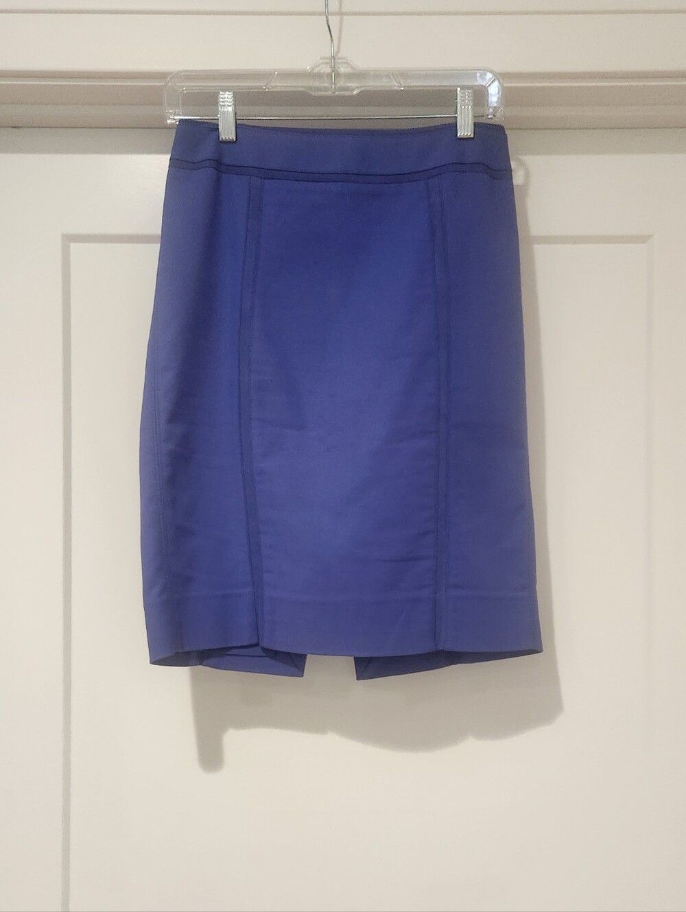White House Black Market Blue Pencil Skirt